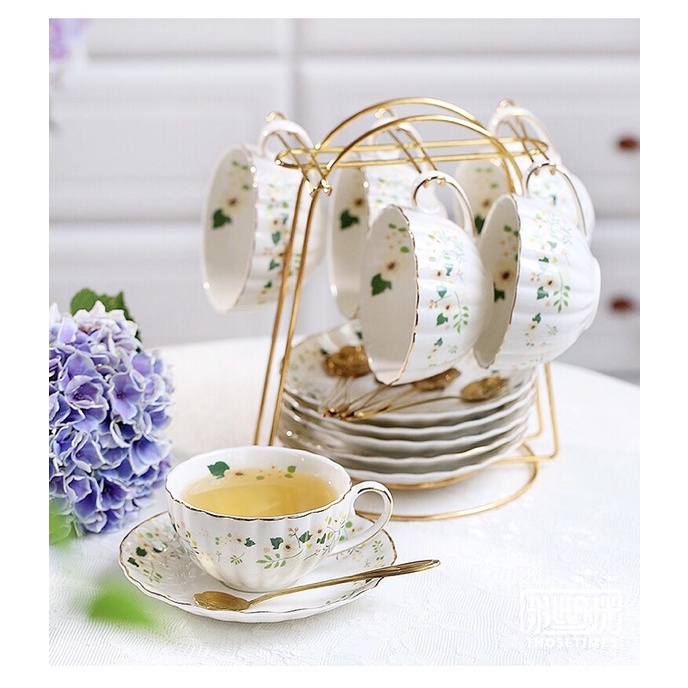 Set trà chiều Châu Âu phong cách Vintage