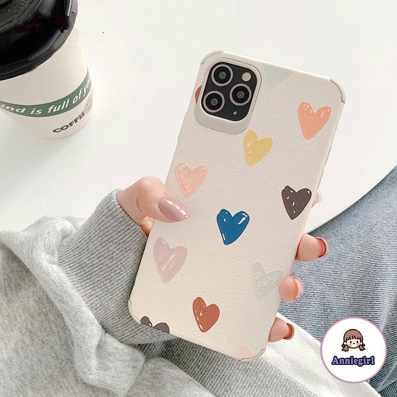 Ốp lưng Mềm In Hình Trái Tim 3D Cho IPhone 12 11 Pro Max Xs Max XR XS 7 8 Plus SE | BigBuy360 - bigbuy360.vn