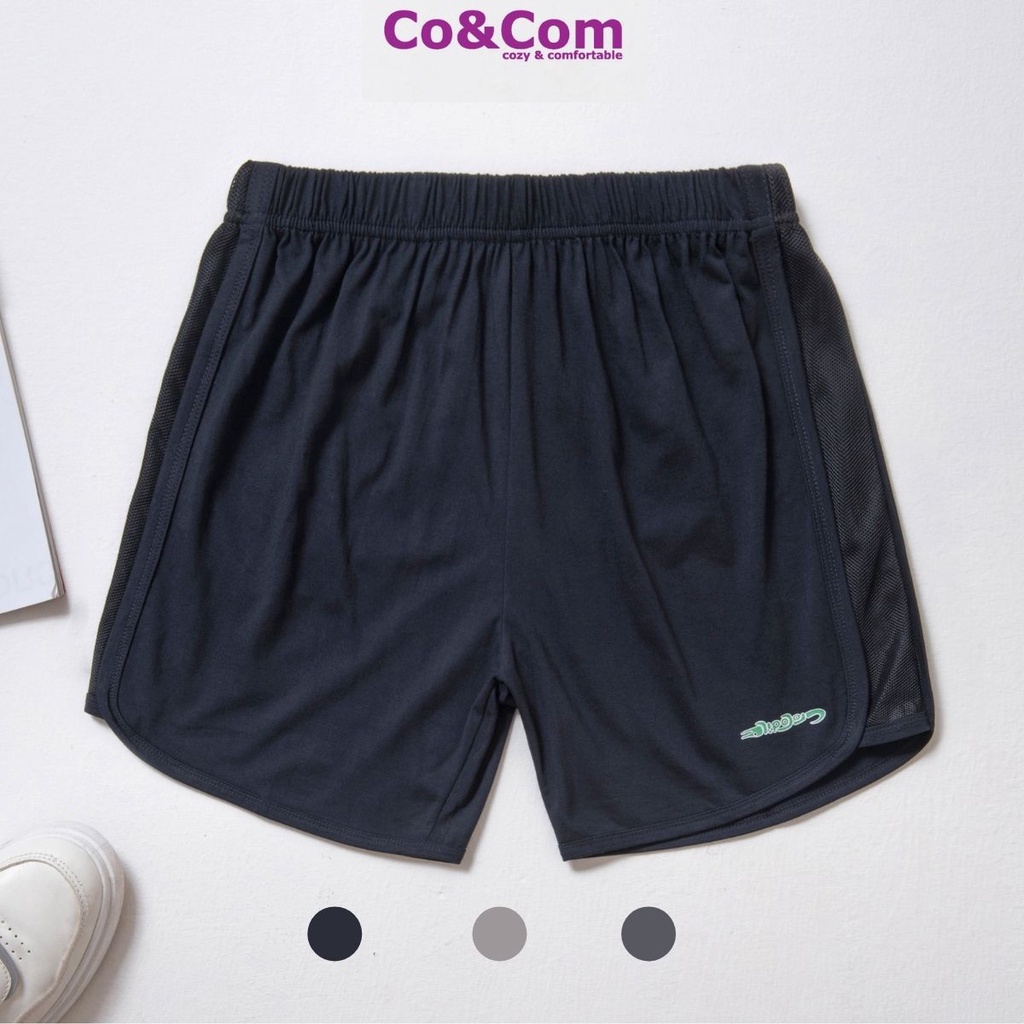 Quần Đùi Nam Thể Thao Cotton Lưới Thoáng Khí Co&Com Co Giãn Thoải Mái QD103