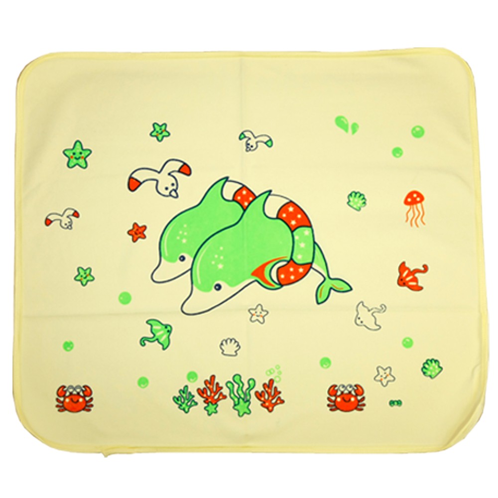 Chiếu cao su chống thấm, chống thấm tuyệt đối an toàn cho bé sơ sinh 42x52cm chiếu chống thấm cho bé