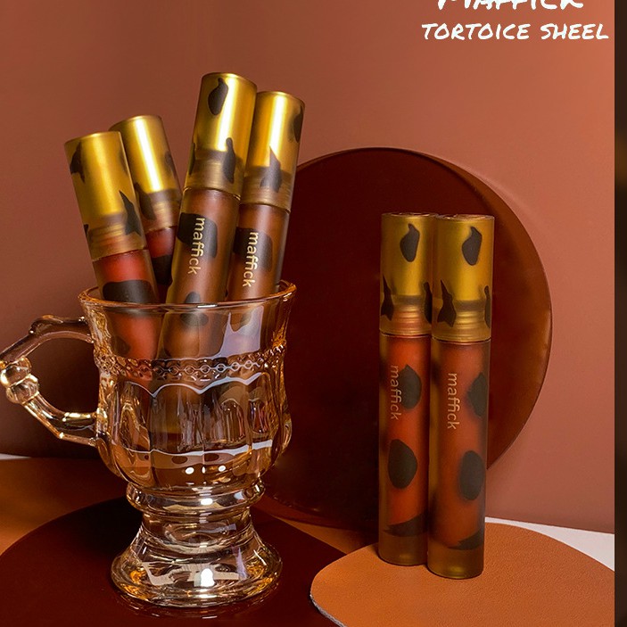 (Hàng Mới Về) Son Môi Màu Nude Lì Maffick hổ phách+ Nhung Mềm Mịn Lâu Trôi Chống Thấm Nước Tự Nhiên | BigBuy360 - bigbuy360.vn