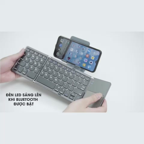 Bàn phím Bluetooth gấp 3 rút gọn Bluetooth | BigBuy360 - bigbuy360.vn