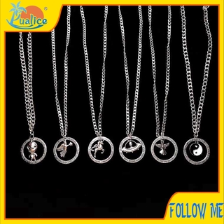 Trendy Retro Hipster Net Red Accessories Alien Gossip Pendant Soil Cool Wild Necklace Men's and Women's Trend