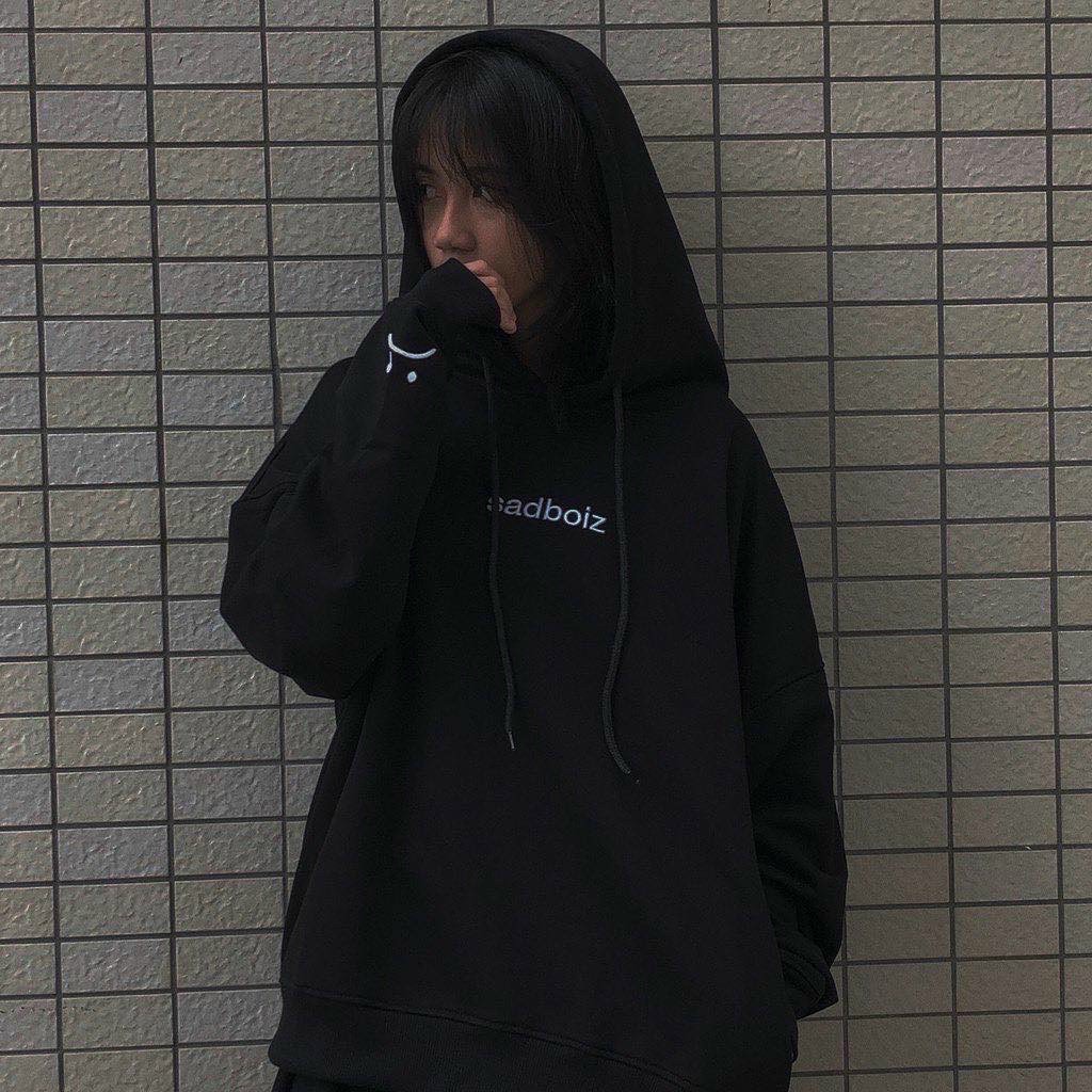 Áo Hoodie SADBOIZ Signature Khoác Nỉ , Tee Local Brand Sadboy Sad Cry Basic Unisex Nam Nữ Ulzzang Full Tag TUN STORE