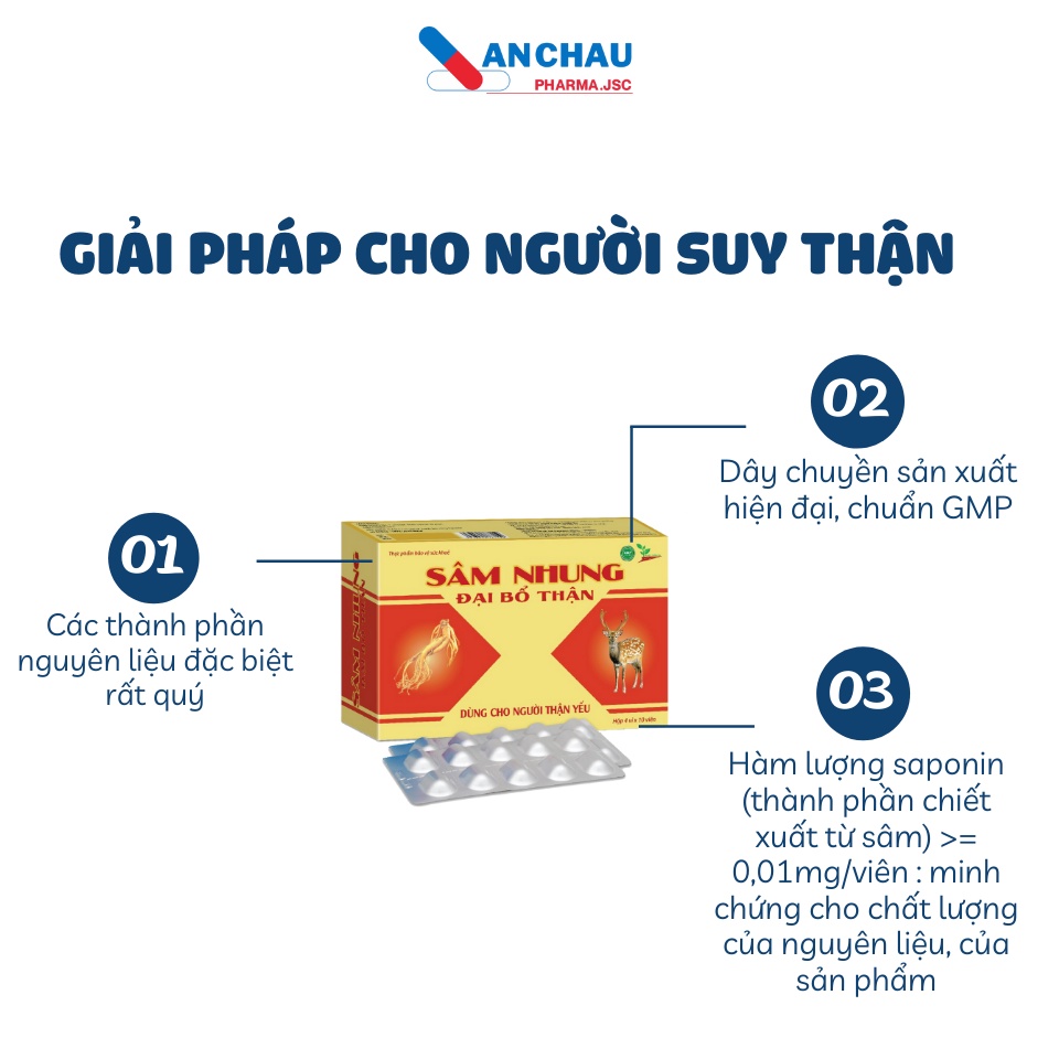 Sâm nhung đại bổ thận - Giúp tăng cường chức năng sinh lý, cải thiện xuất tinh sớm, di tinh, mộng tinh - che tên