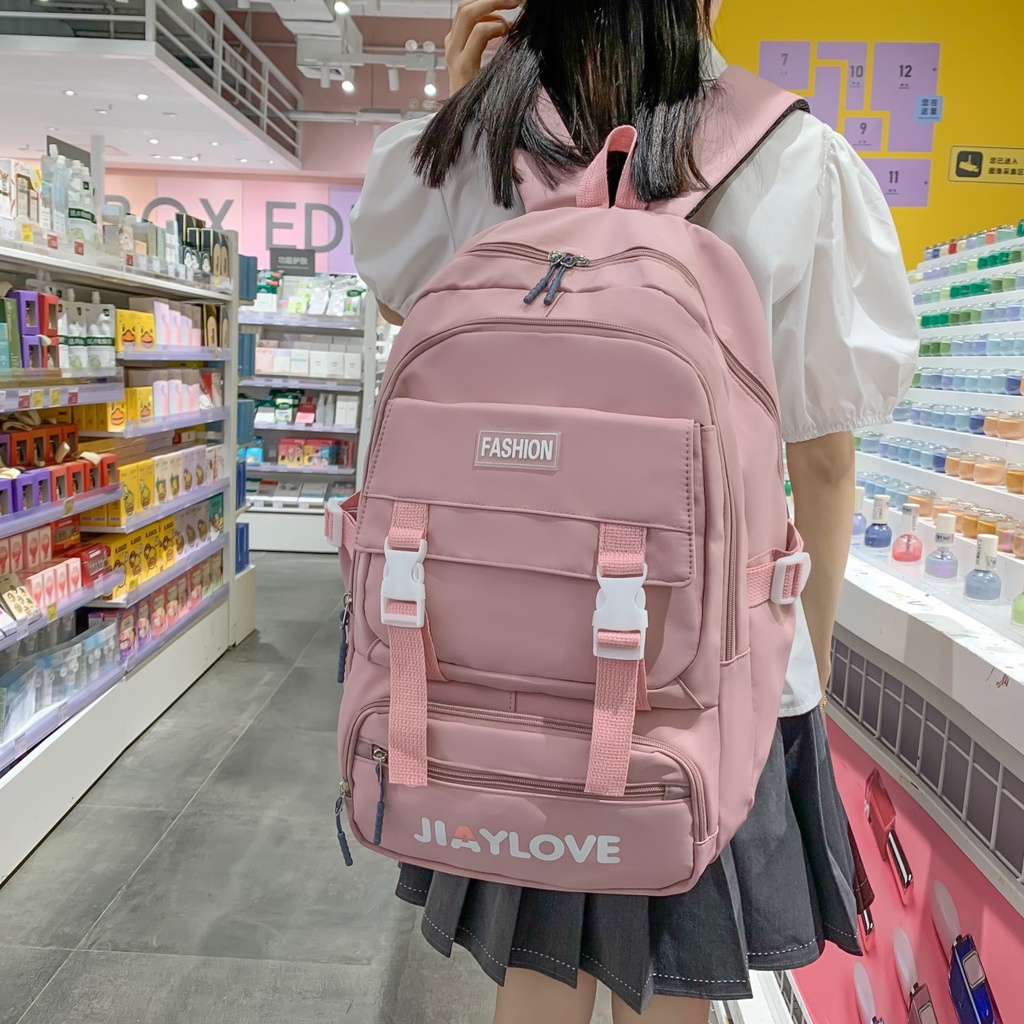 Balo đi học,túi du lịch cao cấp Unisex cho học sinh, sinh viên , chống thấm nước - Hàng Quảng Châu Cao Cấp (BL6)
