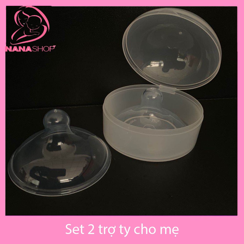 Hộp trợ ty silicone cho mẹ ( Bộ 2 chiếc )