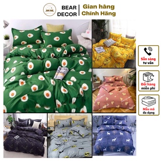 Bộ 5 món vỏ chăn ga gối cottong poly hàn quốc nhiều mẫu siêu hot 2021
