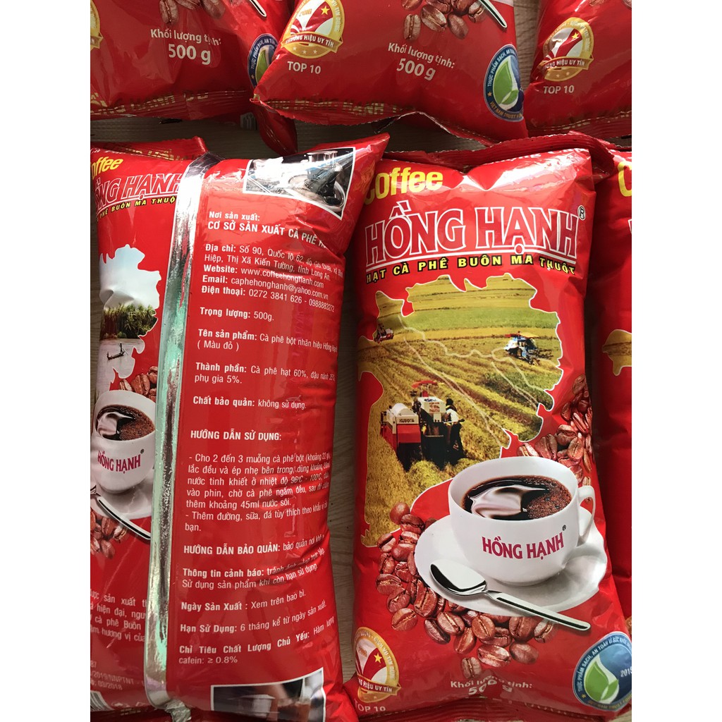 Cà phê Hồng Hạnh bao đỏ túi 500g | BigBuy360 - bigbuy360.vn