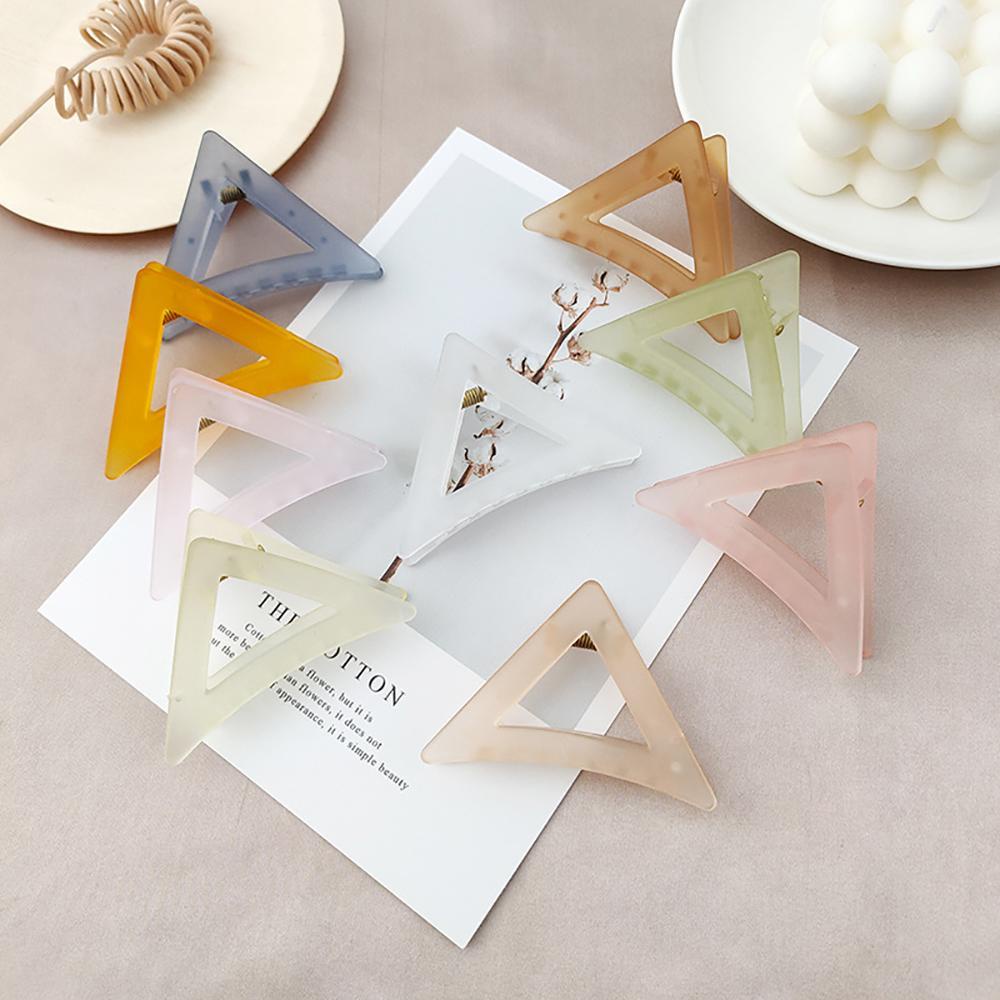 Kẹp Tóc Tam Giác Màu Sắc Kẹo Ngọt VANES1