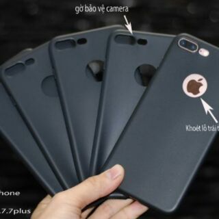 Ốp dẻo đỏ và đen iphone 7 và 7plus