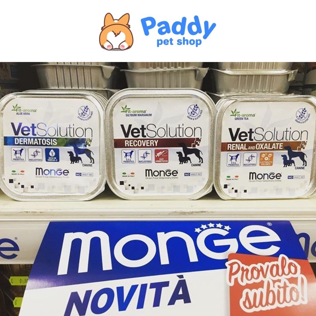 Pate Monge CHÓ Vet Solution Chăm Sóc Sức Khỏe (150g)