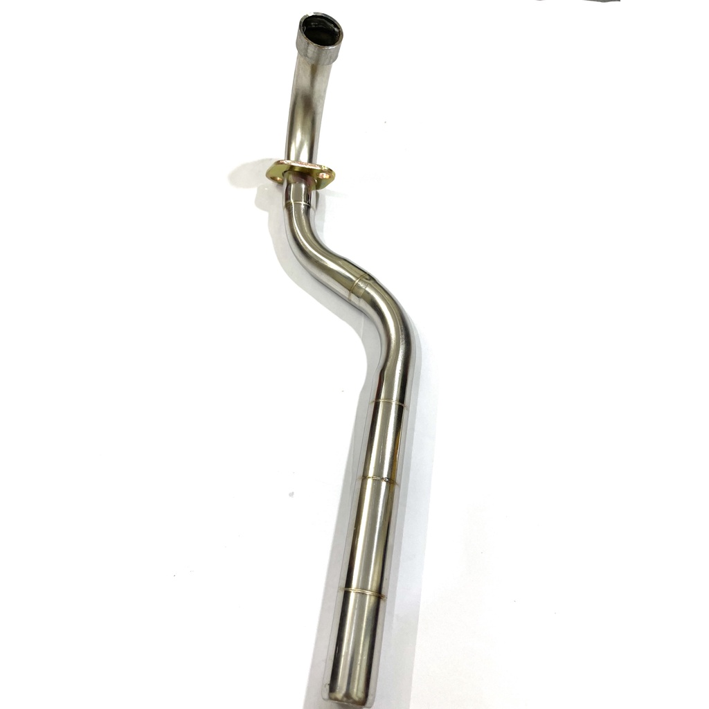 Cổ Pô Inox Cho Wave Alpha 100 - 110, S110, Rsx, Blade 110 Siêu Sáng Không Gỉ