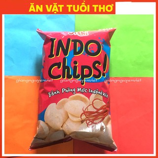 Bim bim Snack Bánh phồng mực Indonexia 75g Sêu to khổng lô