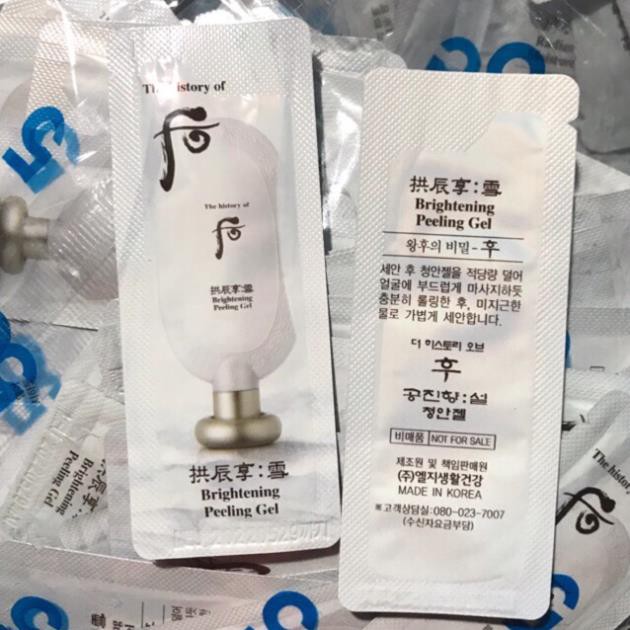 Combo 10 gói tẩy tế bào chết Whoo