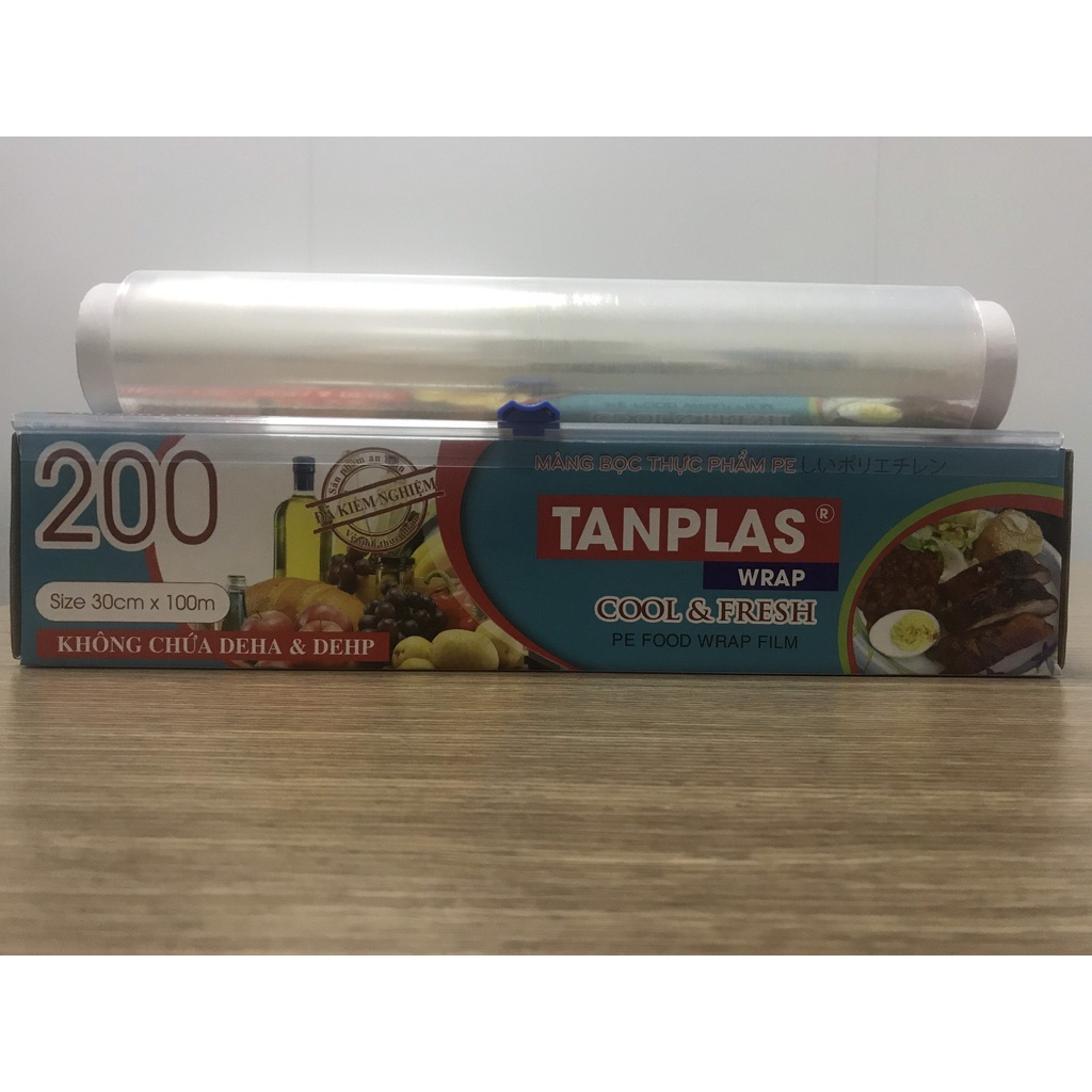 Màng Bọc Thực Phẩm FOOD WRAP P250 ( 30cmx100m) PVC Không Độc Hại, Đảm Bảo  An Toàn Cho Sức Khoẻ