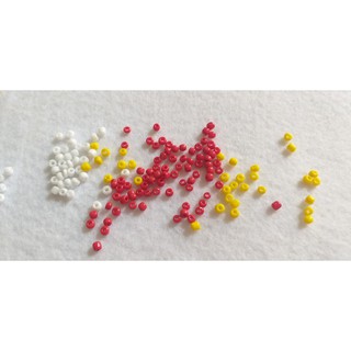 50gr (Khoảng 2.000 hạt) cườm đục 2mm làm đồ Handmade Giá sỉ, làm vòng tay trang trí