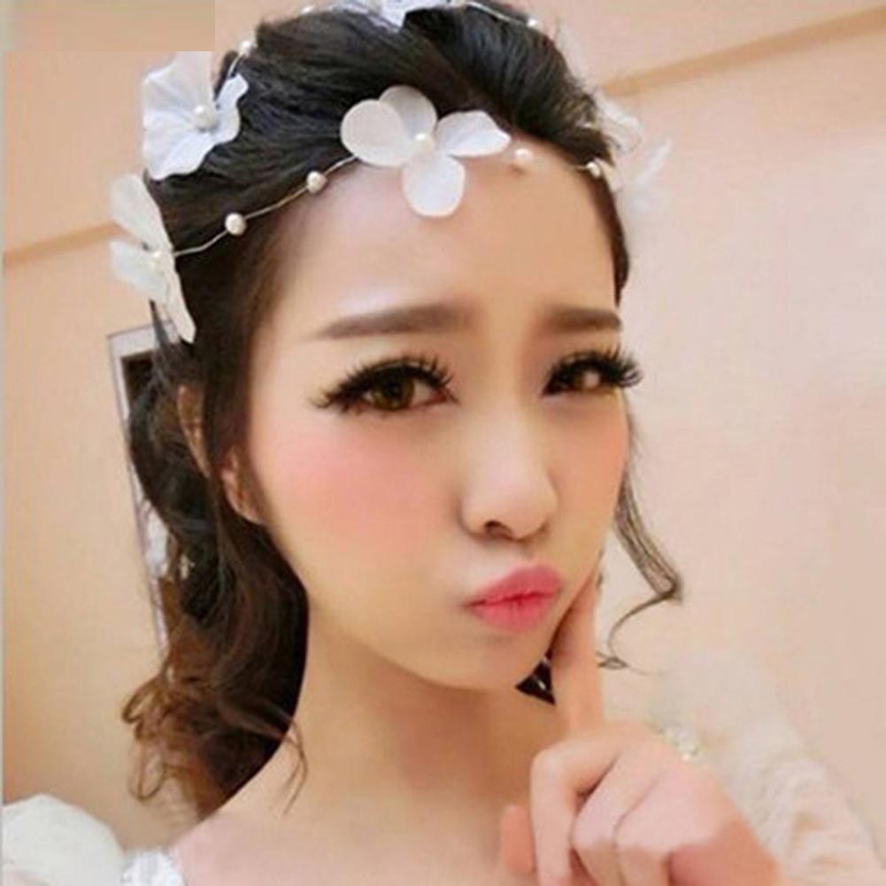 FOLLOW TẶNG 3KHÀNG CÓ SẴN Chuỗi hạt ngọc trai giả đính hoa đội đầu cho nữ đáng yêu thanh lịch CHỌN MẪUVOUCHER 100K