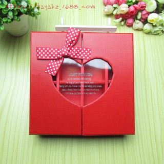 Hộp đựng socola vuông nắp mở 16 ô