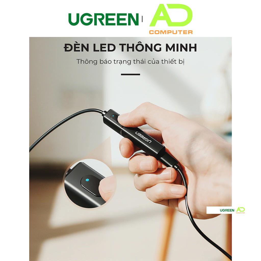 Thiết bị phát âm thanh UGREEN 50213 từ cổng optical quang sang Bluetooth 5.0 - Hỗ trợ aptX / A2DP / Phạm vi 10m