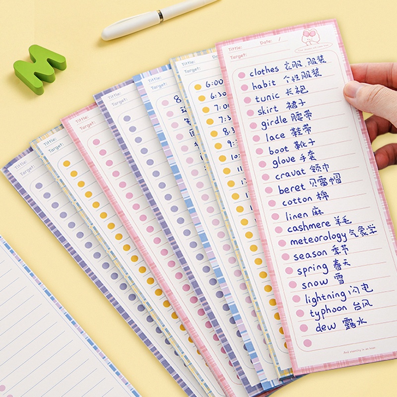 Set 50 Tờ Giấy Ghi Chú Họa Tiết Hoạt Hình Đáng Yêu Tiện Lợi Dễ Sử Dụng