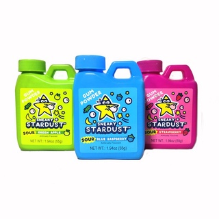 KẸO CAO SU SNEAKY STARDUST VỊ DÂU TÂY/ TÁO XANH/ MÂM XÔI XANH 55G