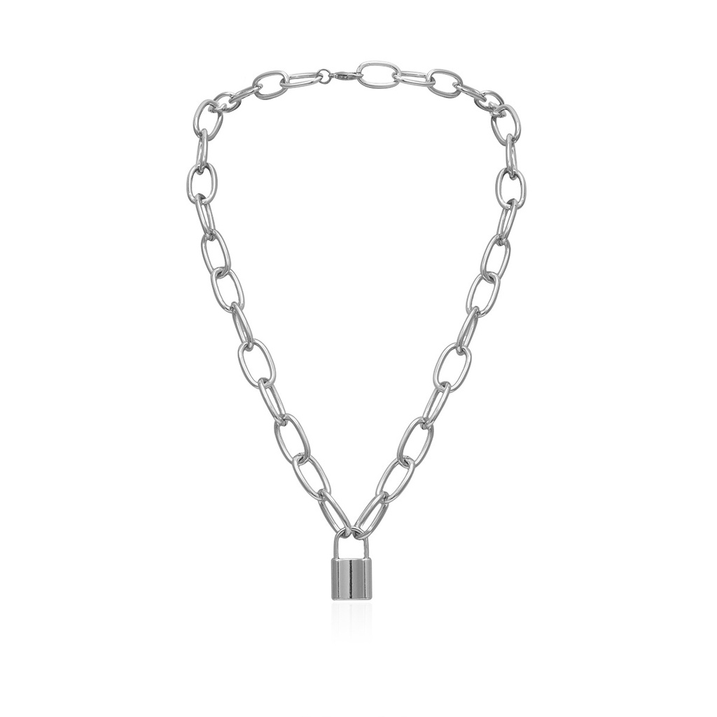 vòng cổ Mặt Hình Ổ Khóa Thời Trang Cho Nữ