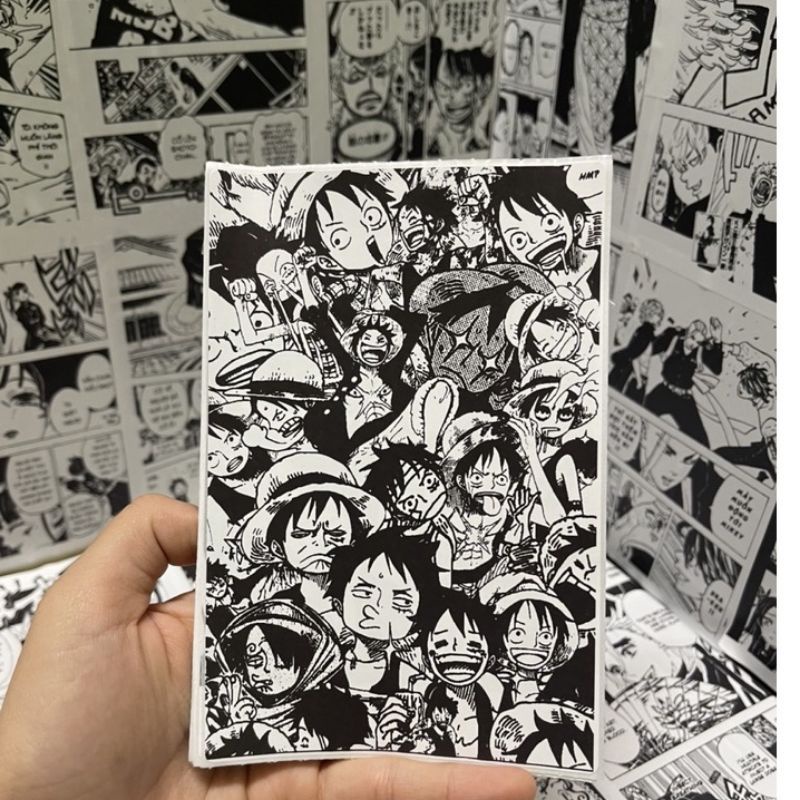 50 tờ Manga wall dán tường có keo one piece