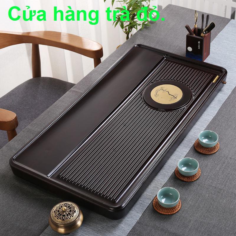 > Khay trà Tanki toàn màu đen Simple Home Carrier Kích thước Đài Loan Kung Fu điện Tâm trạng ghếnhà cửa đời sống