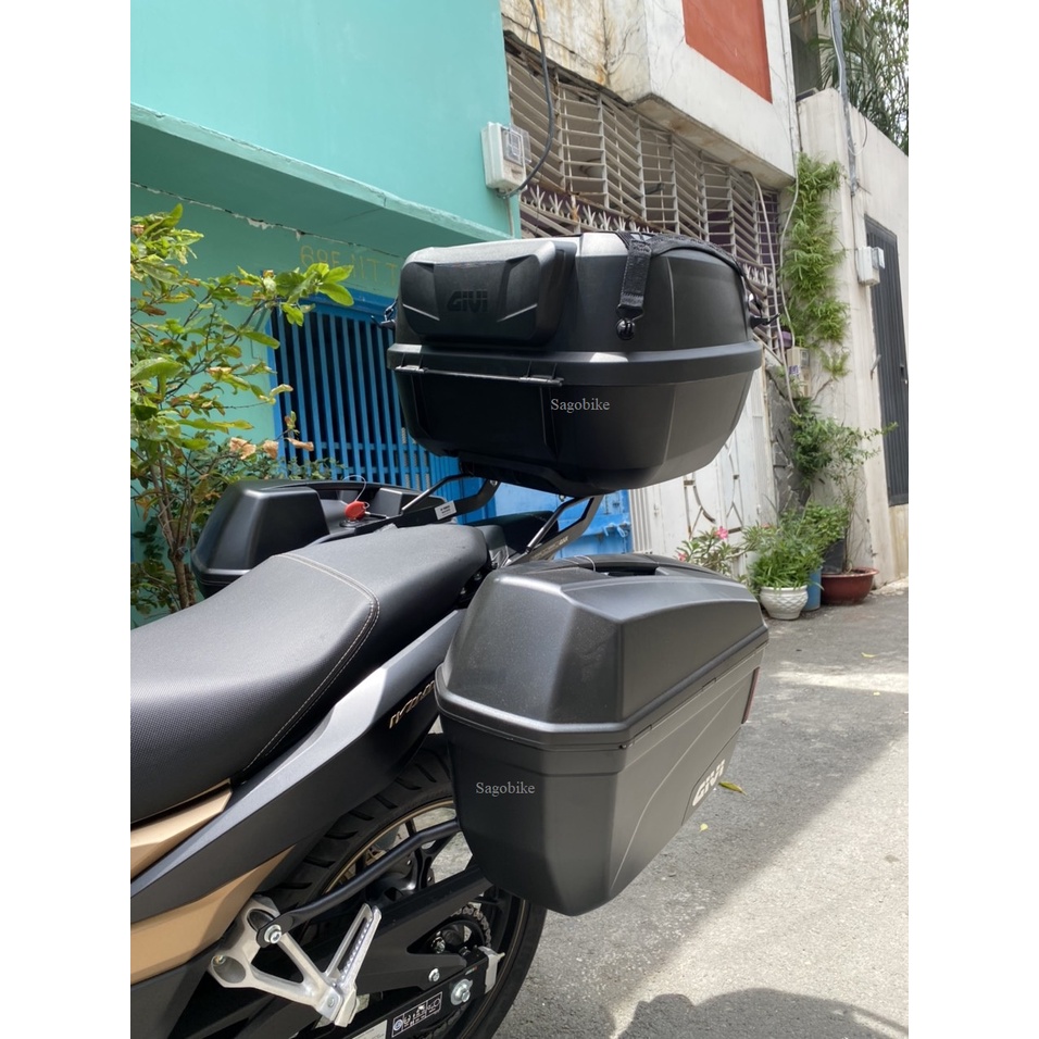 Thùng xe Winner X 2022, Givi E43NTL_ADV, thùng hông E22N, baga SBLWinner150/X, MV Winner X V3