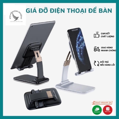 Giá đỡ điện thoại, ipad để bàn loại cao cấp, kệ đỡ thông minh nhỏ gọn, bỏ túi đa năng tiện dụng