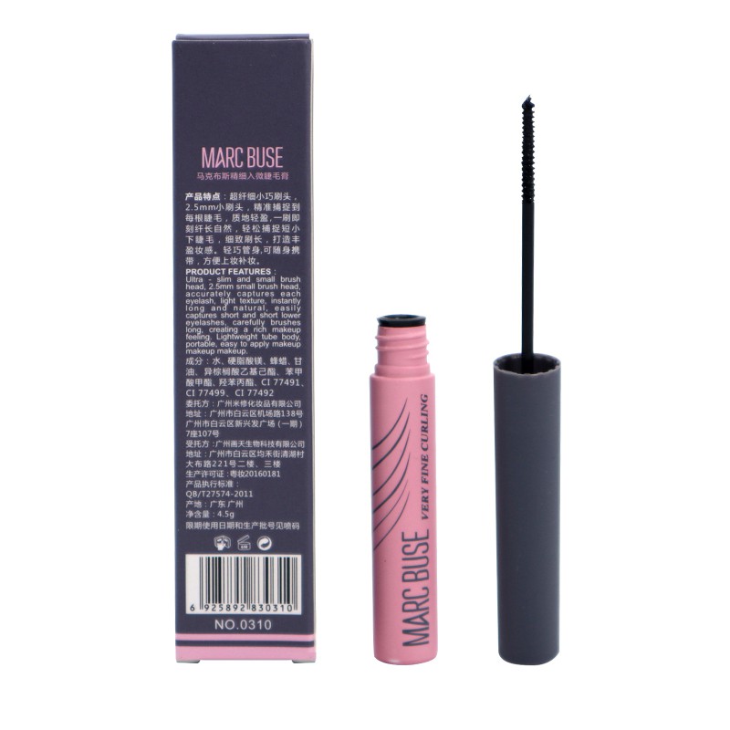 (Hàng Mới Về) Mascara Đầu Cọ Nhỏ Chống Thấm Nước Không Lem Marc Buse | BigBuy360 - bigbuy360.vn