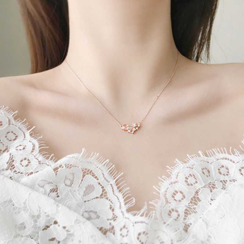Vòng cổ/ vòng tay pha lê hồng nhân tạo tinh tế cho ban gái