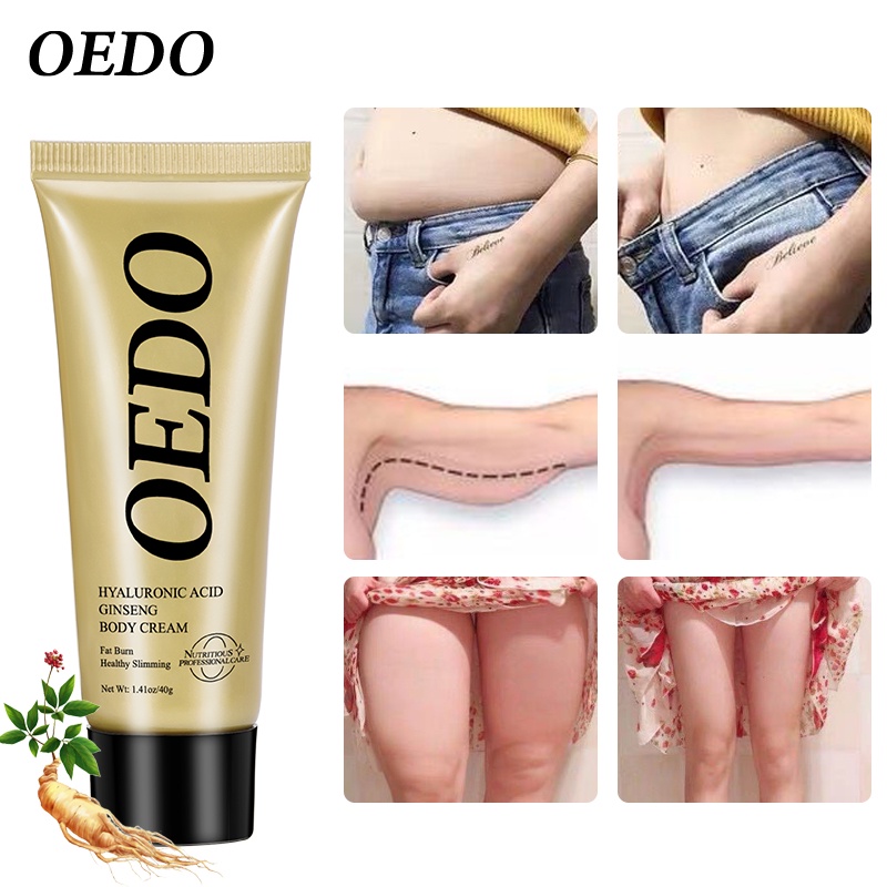 Set 2 tuýp kem hỗ trợ đánh tan mỡ OEDO Hyaluronic Acid chiết xuất từ nhân sâm