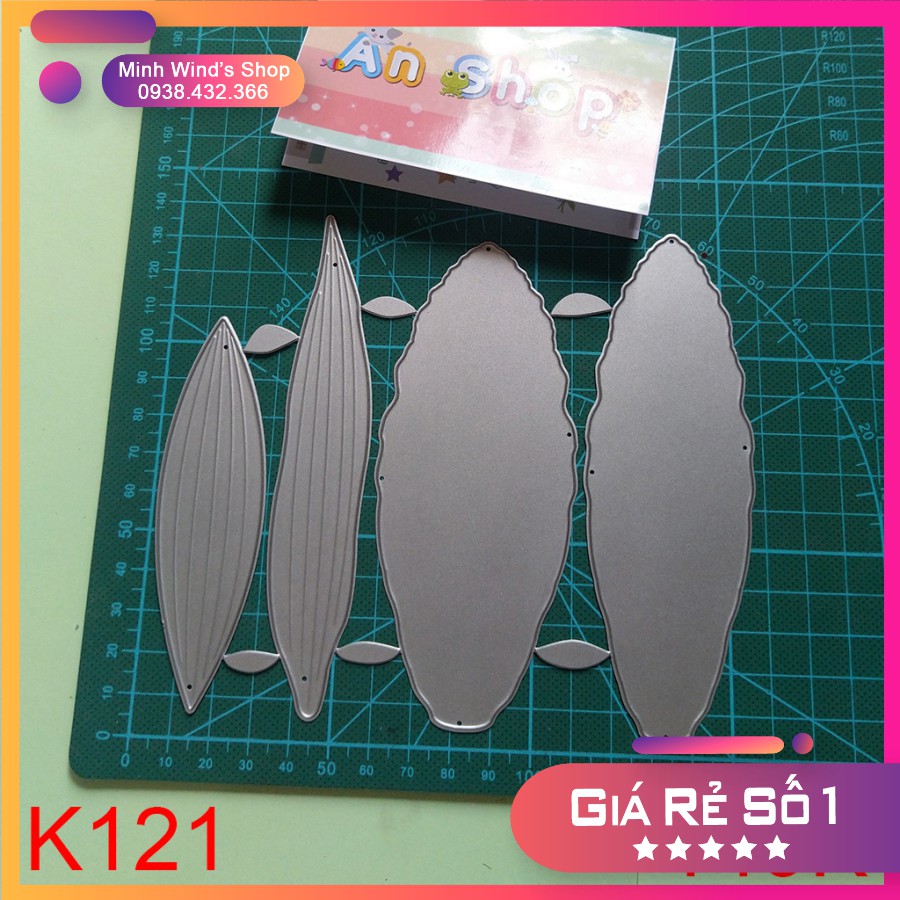 Khuôn Kim Loại Cắt Hoa Ly Đầy Đủ Cánh Hoa Và Lá 121
