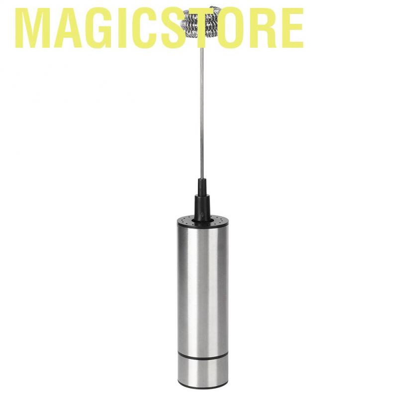 Magicstore Stainless Steel Coffee Stirrer Mixer Blender Electric Egg Beater Milk Frother Home Kitchen Utensils