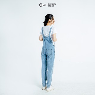 Quần jean yếm dáng baggy CCHAT