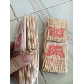 bịch 10 gói tăm xỉa răng hình bướm