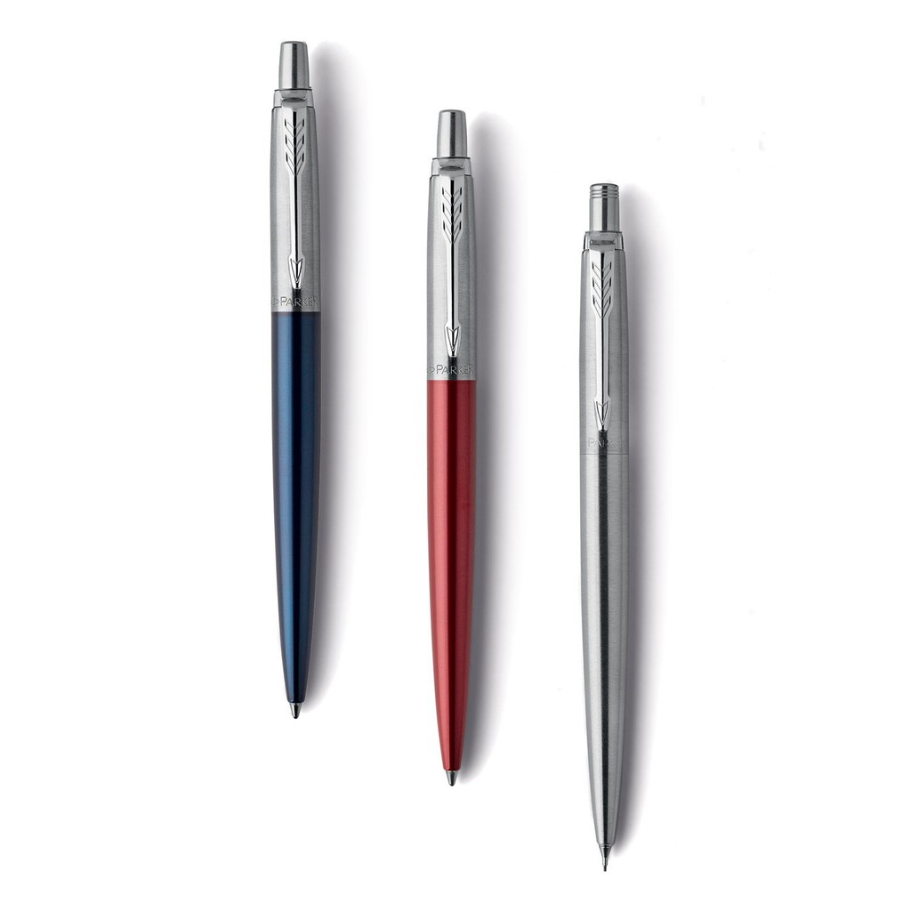 Combo 3 bút Parker Jotter - Made in France - Bộ bút bi &amp; bút gel bi &amp; bút chì bấm - Viết ký cao cấp