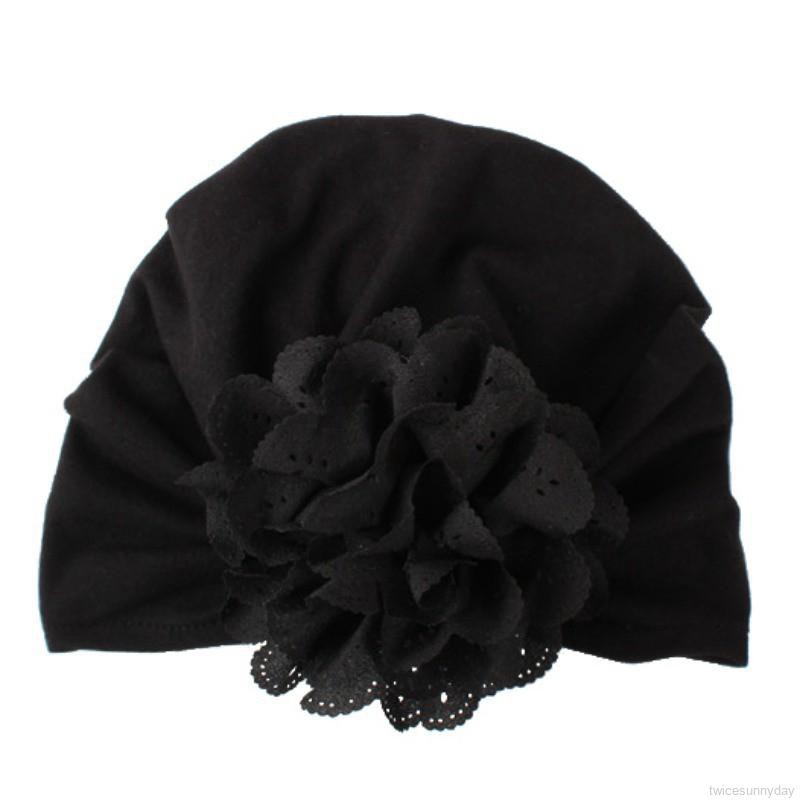 Nón trùm đầu họa tiết hoa dễ thương cho bé