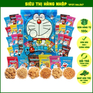 [HOT] Snack Doraemon siêu to khổng lồ có 36 gói nhỏ đủ vị bên trong, bim bim ăn vặt cho bé