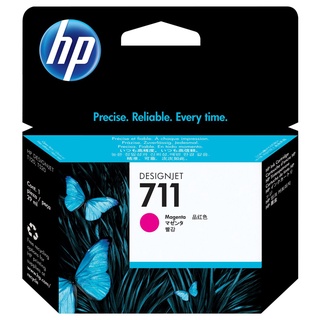 Mực in phun màu hp 711 magenta ink cartridge 29 ml - dùng cho máy in hp t520 / t120 - hàng hp việt nam