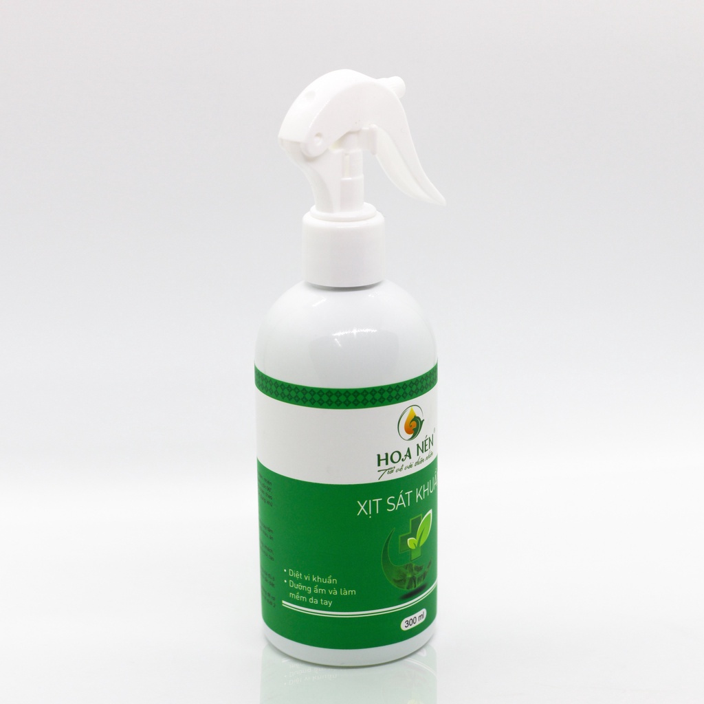 Xịt Sát Khuẩn Hoa Nén 300ml [Đạt Tiêu Chuẩn WHO] Giúp diệt khuẩn, khử trùng an toàn hiệu quả