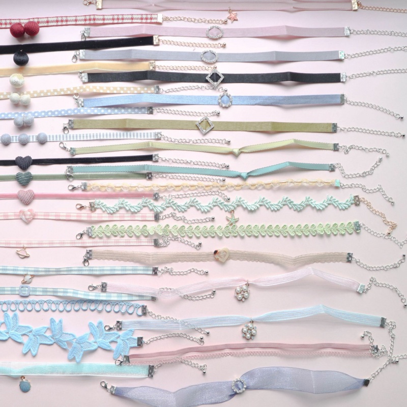 Vòng Cổ Choker Ren Ngắn Gợi Cảm 1 Màu Sắc