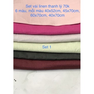 set vải linen 70k