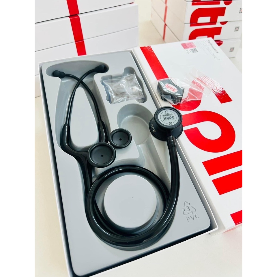 Ống Nghe Y Tế Spirit CK-SS601CPF Màu Đen Nhám Cao Cấp TN Medical