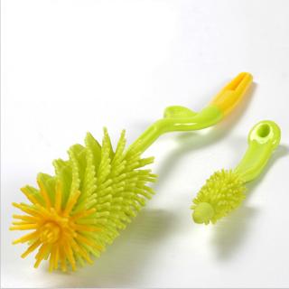 Bàn chải silicone làm sạch bình sữa em bé