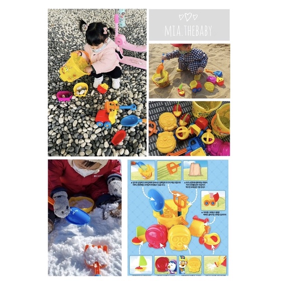 BỘ ĐỒ CHƠI CÁT/NƯỚC CHO BÉ - HÀN QUỐC