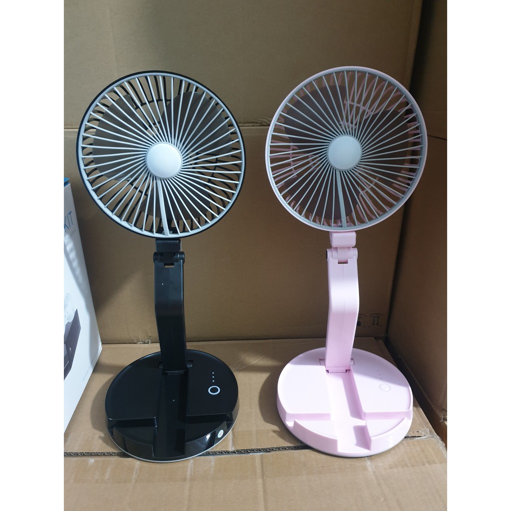 Quạt Tích Điện FOLDABLE & FOLDING FAN Gấp Gọn, Du Lịch - Bảo Hành 6 Tháng | BigBuy360 - bigbuy360.vn