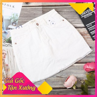 Chân váy jeans nữ đen trắng